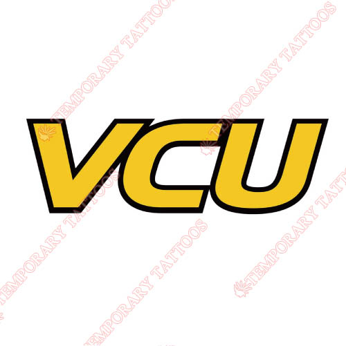 Virginia Commonwealth Rams Customize Temporary Tattoos Stickers NO.6848